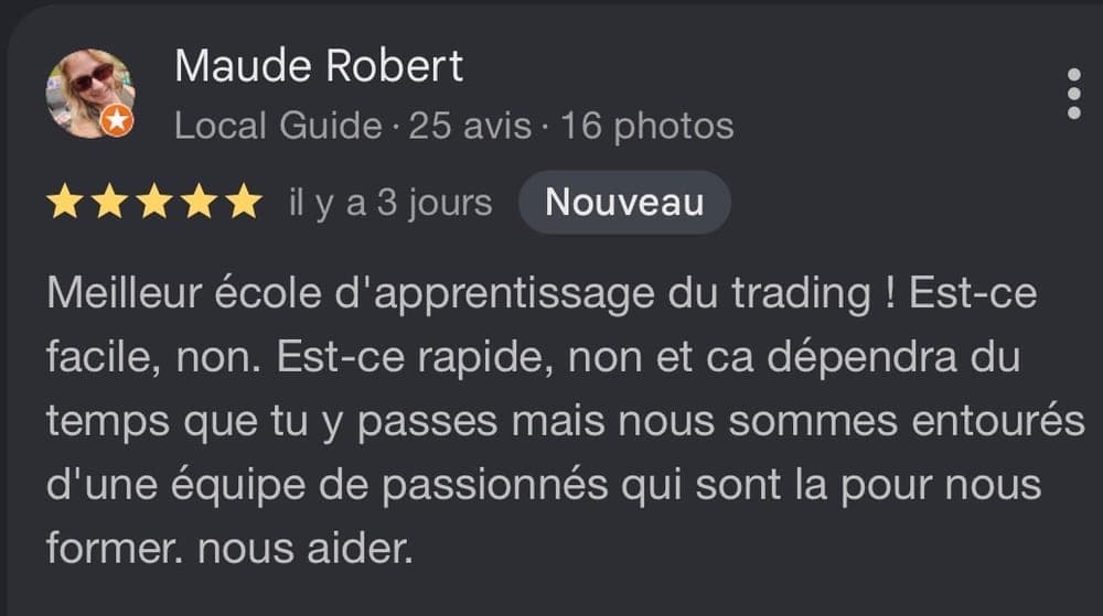 Témoignage de Maude Robert, membre D*Trading