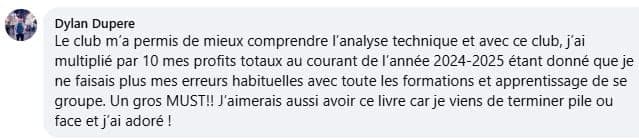 Témoignage de Dylan Dupéré, membre D*Trading
