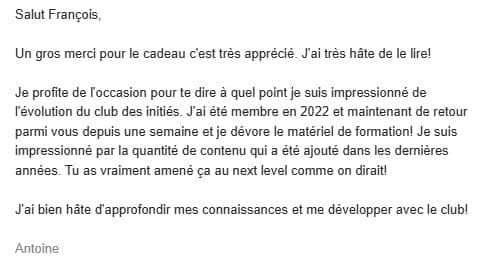 Témoignage de Antoine, membre D*Trading